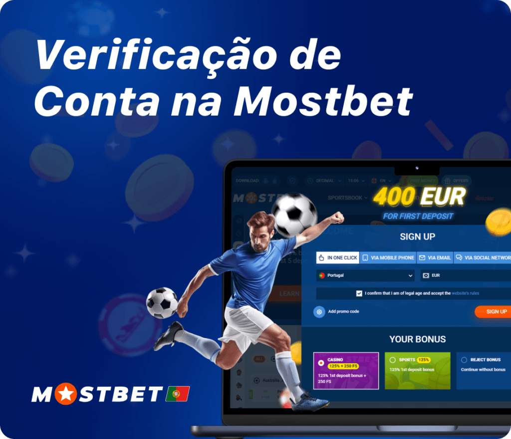 Autenticação da conta Mostbet
