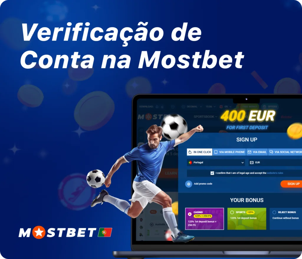 Autenticação da conta Mostbet